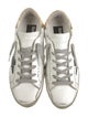 Golden Goose Leather Printed Sneakers