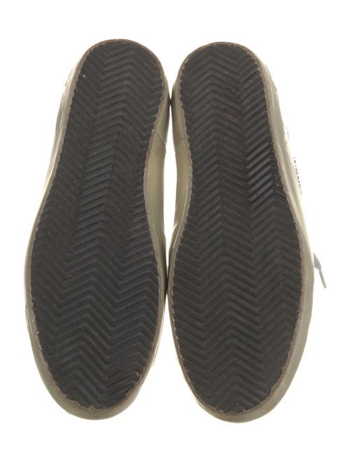 Golden Goose Leather Printed Sneakers