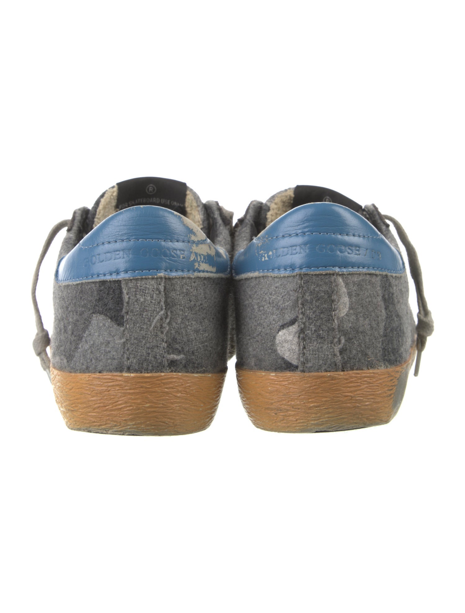 Golden Goose Wool Printed Sneakers