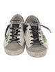 Golden Goose Leather Colorblock Pattern Sneakers