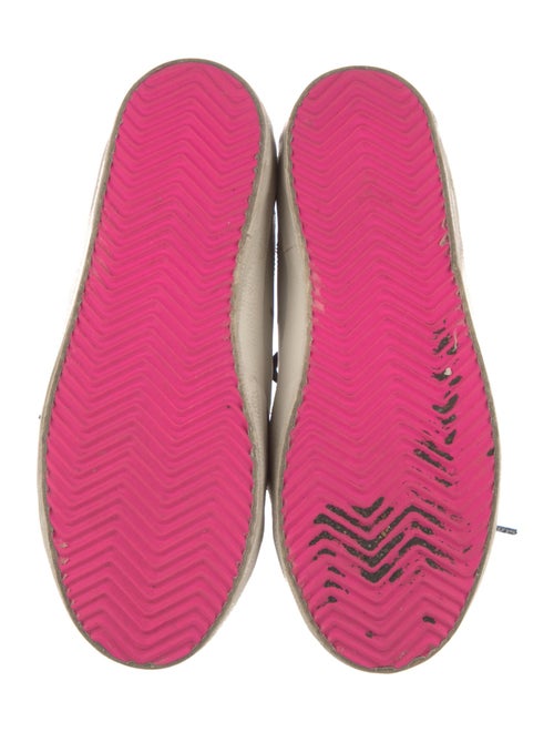 Golden Goose Leather Colorblock Pattern Sneakers