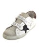 Golden Goose Leather Colorblock Pattern Sneakers