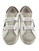 Golden Goose Leather Colorblock Pattern Sneakers