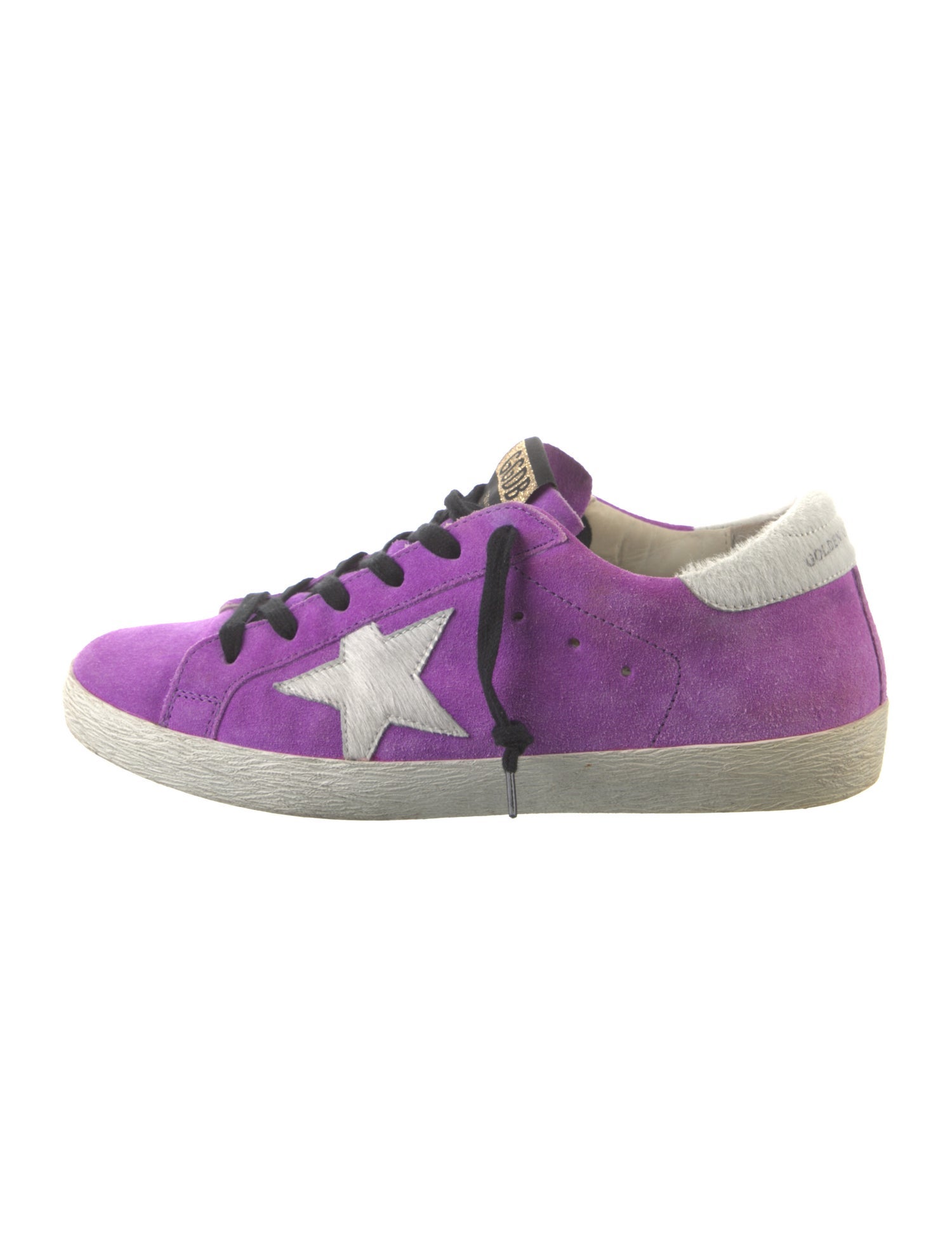 Golden Goose Suede Distressed Accents Sneakers