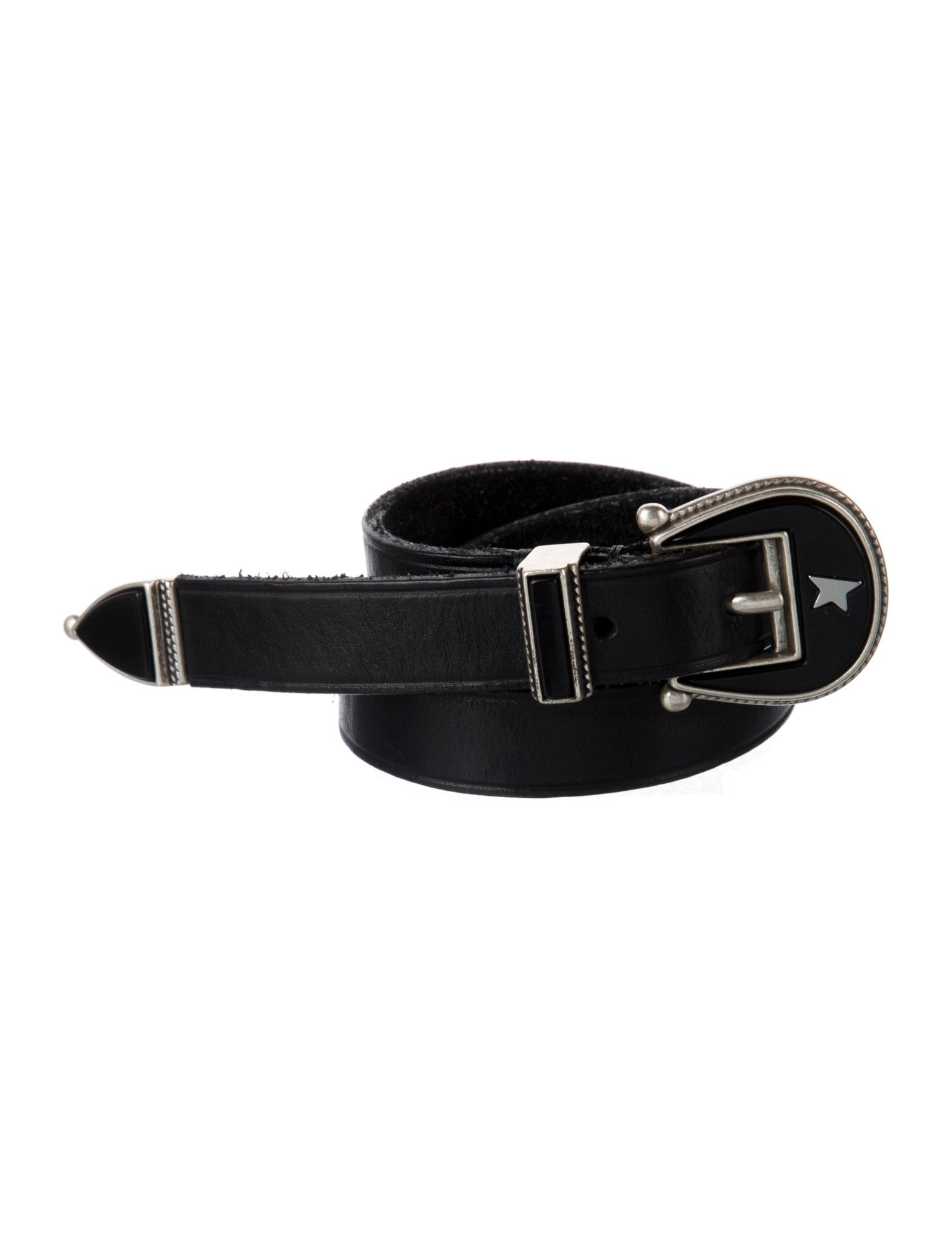 Golden Goose Skinny Leather Belt