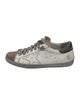 Golden Goose Leather Colorblock Pattern Sneakers