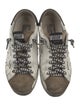 Golden Goose Leather Colorblock Pattern Sneakers