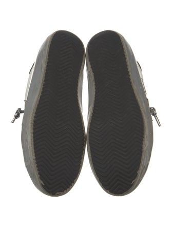 Golden Goose Leather Colorblock Pattern Sneakers