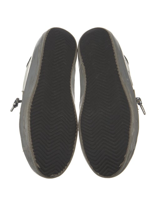 Golden Goose Leather Colorblock Pattern Sneakers