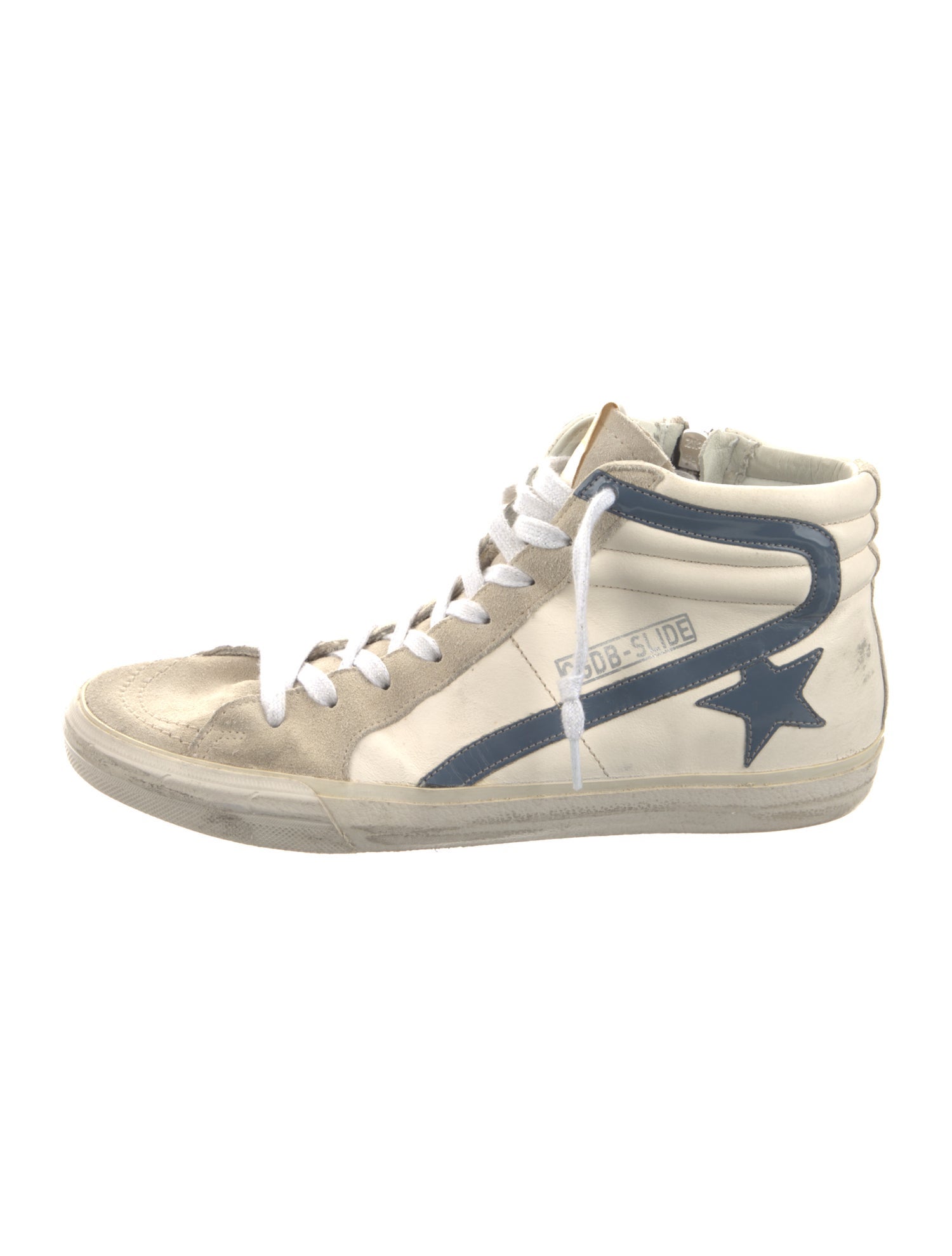 Golden Goose Leather Distressed Accents Sneakers