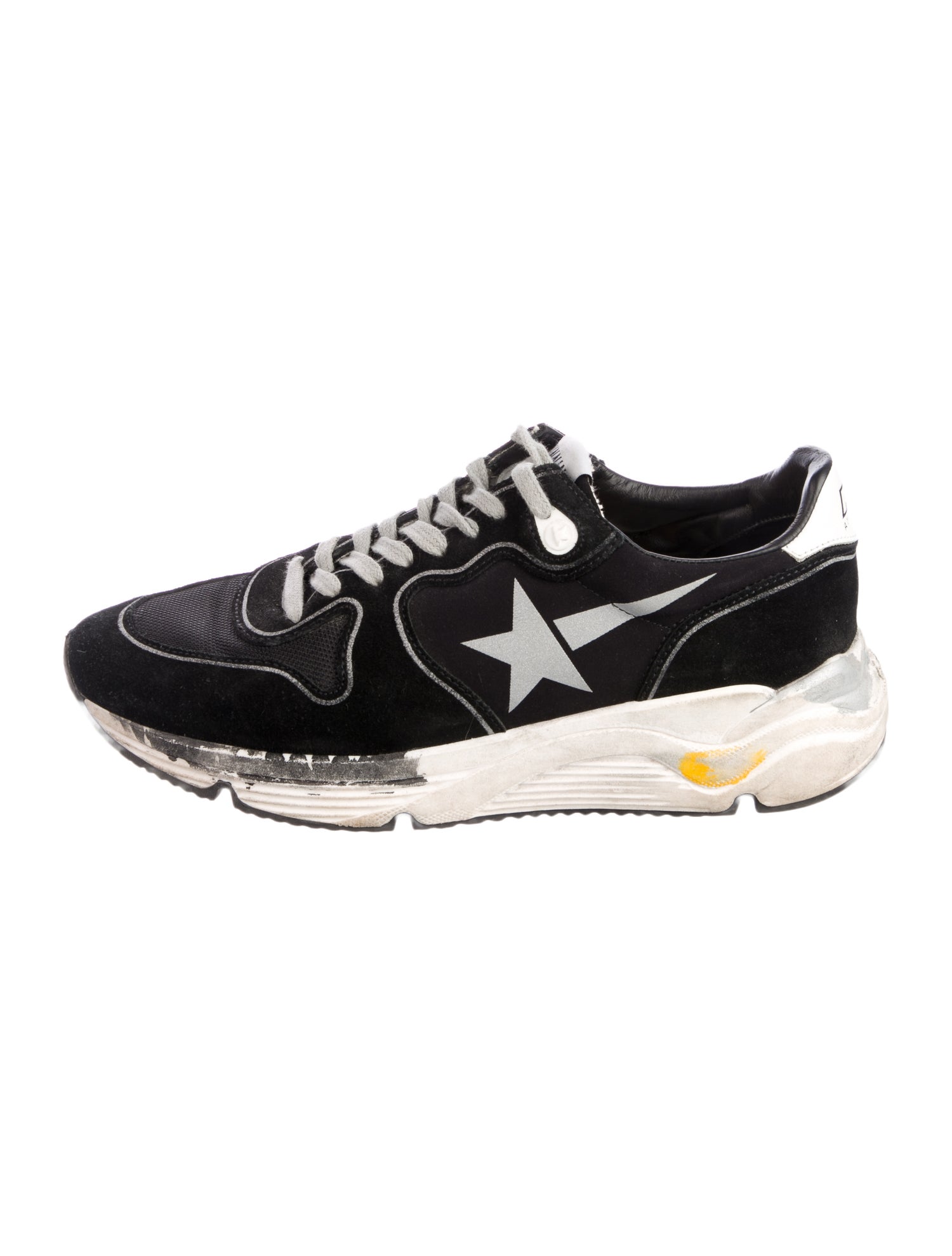 Golden Goose Suede Printed Athletic Sneakers