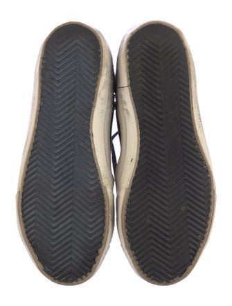 Golden Goose Suede Colorblock Pattern Sneakers