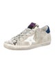 Golden Goose Suede Animal Print Sneakers