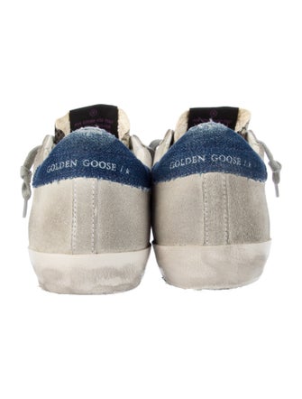 Golden Goose Suede Animal Print Sneakers