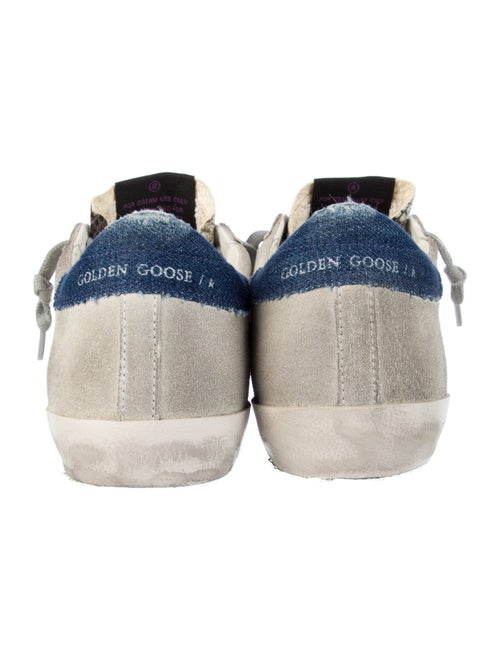 Golden Goose Suede Animal Print Sneakers
