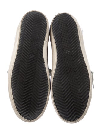 Golden Goose Suede Animal Print Sneakers