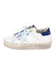 Golden Goose Leather Printed Sneakers