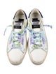 Golden Goose Leather Printed Sneakers