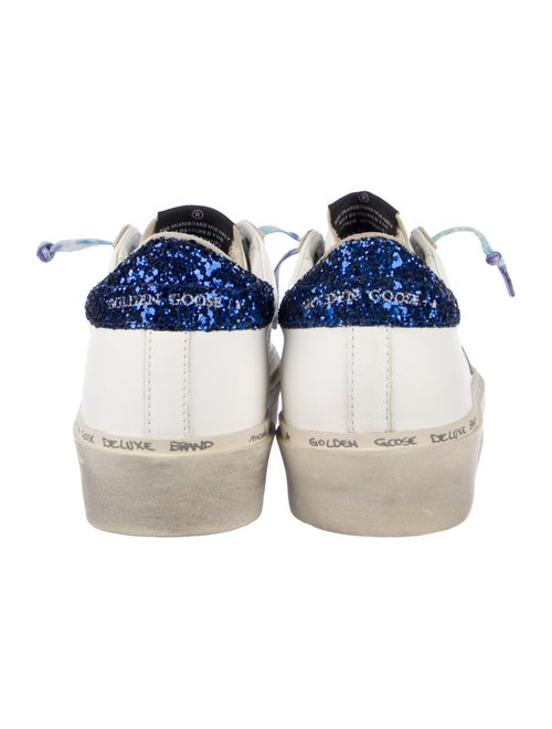Golden Goose Leather Printed Sneakers