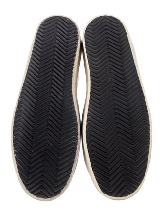 Golden Goose Leather Printed Sneakers