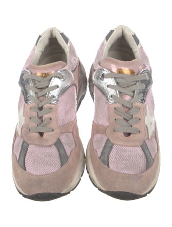 Golden Goose Mesh Printed Sneakers