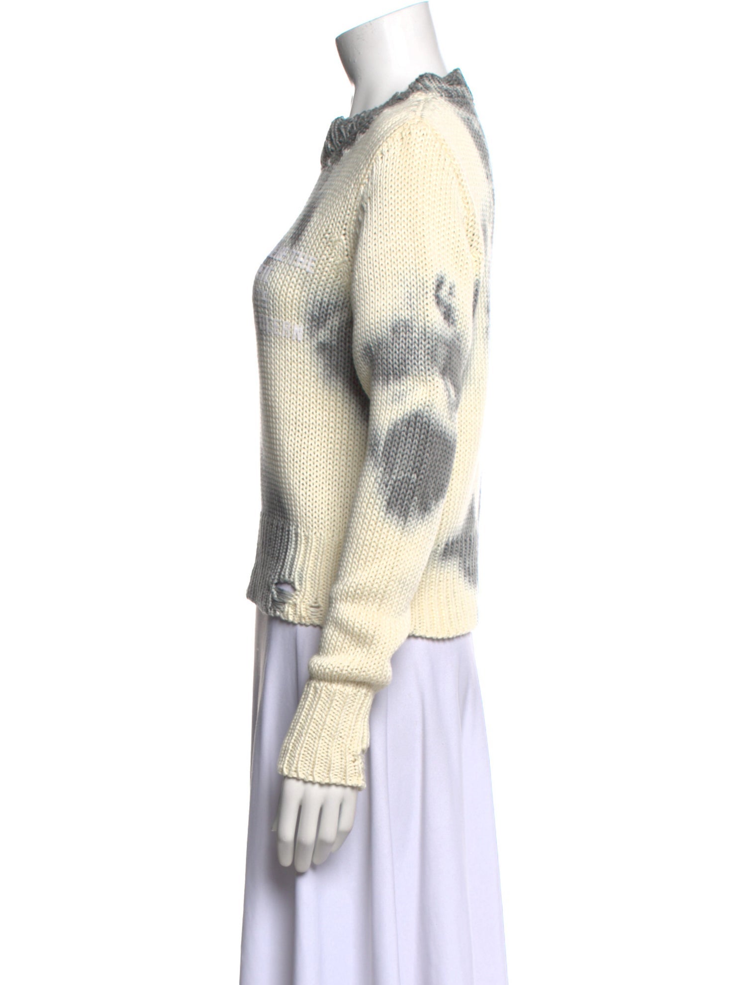 Golden Goose Printed Crew Neck Sweater