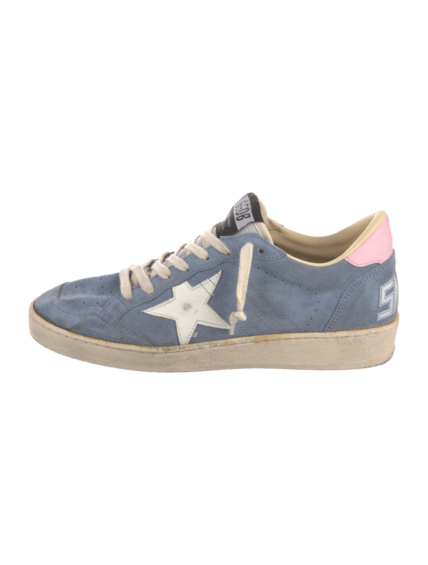 Golden Goose Suede Printed Sneakers