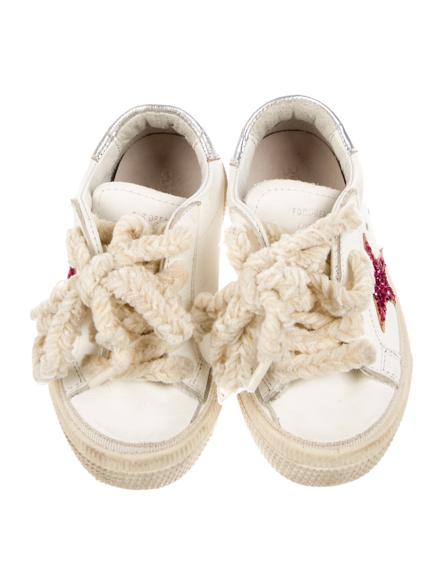 Golden Goose Girls' Leather Low Top Sneakers