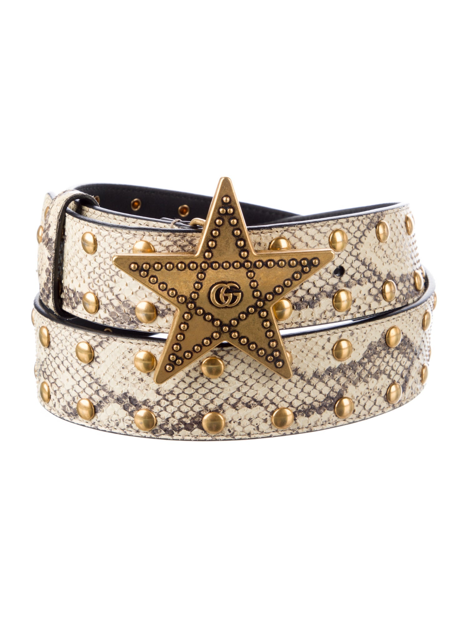 Golden Goose Snakeskin Belt