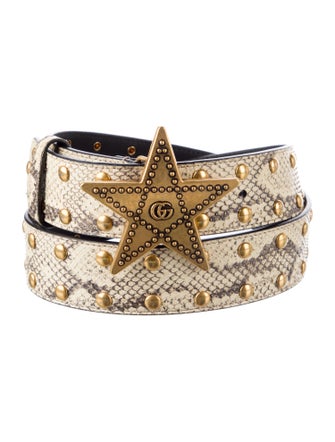 Golden Goose Snakeskin Belt