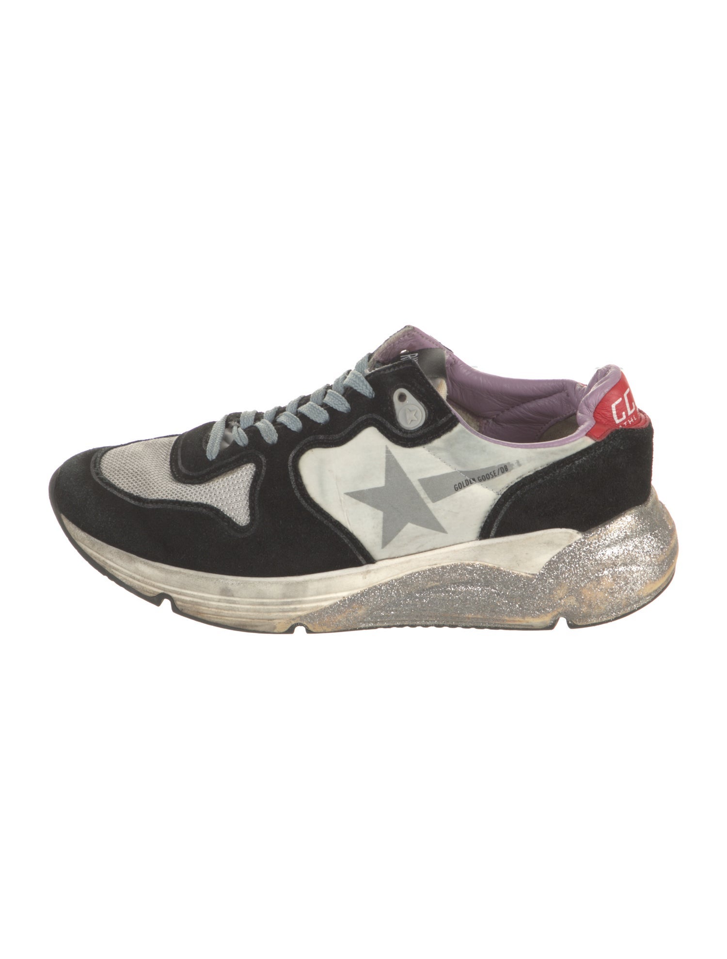 Golden Goose Suede Printed Sneakers