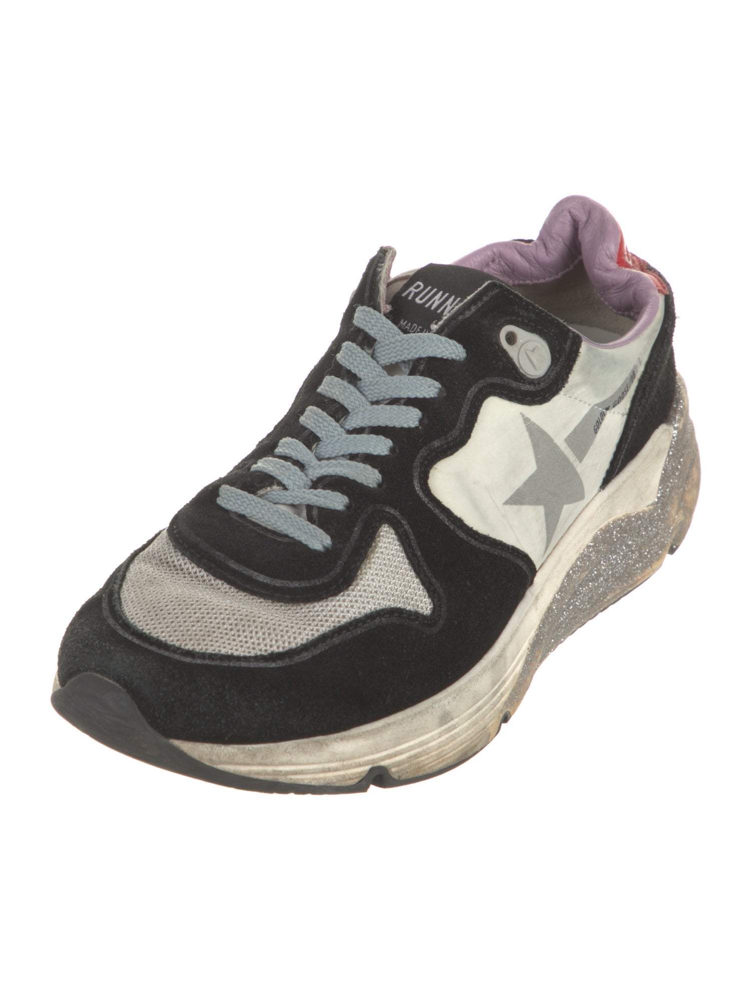 Golden Goose Suede Printed Sneakers