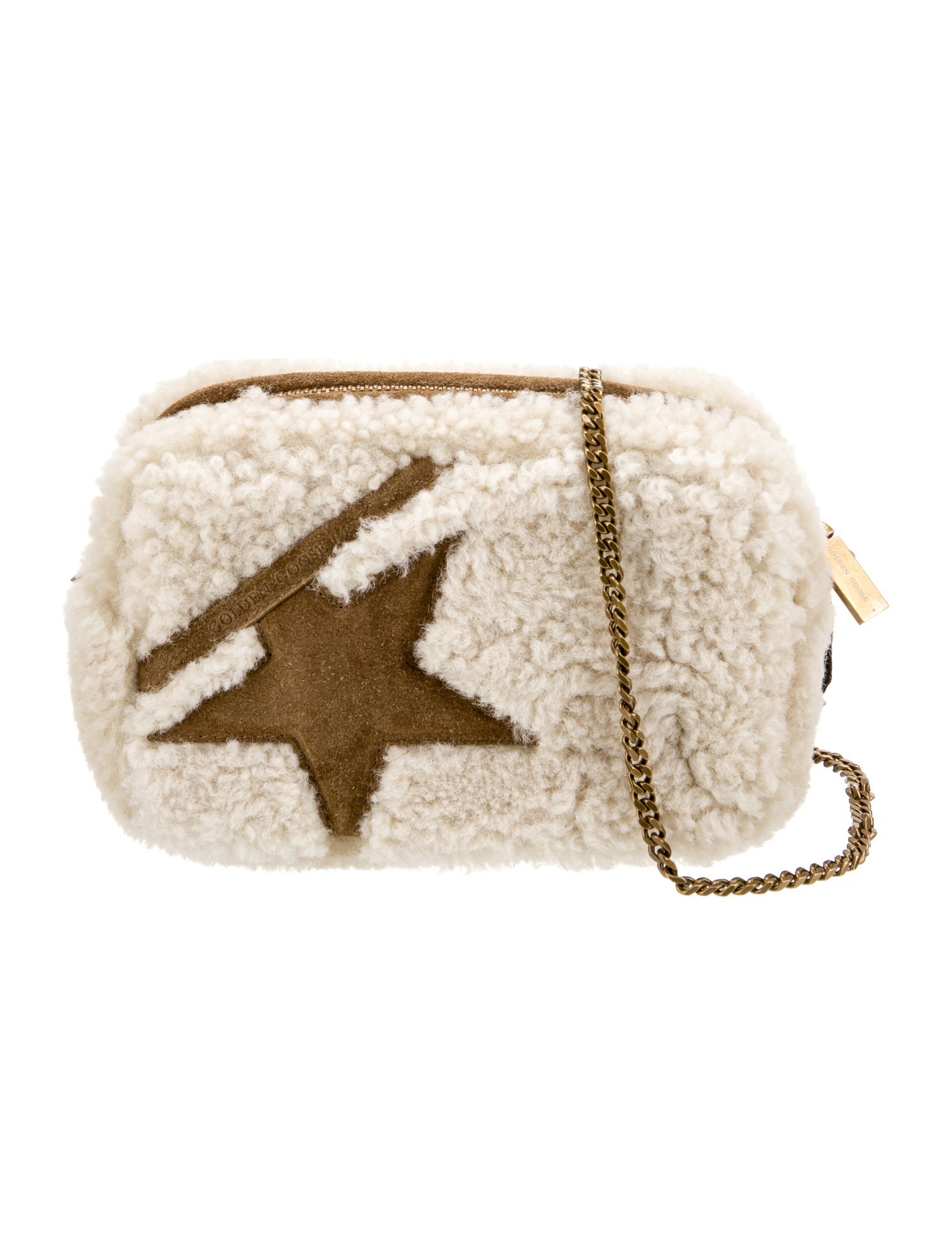 Golden Goose Shearling Clutch w/ Tags