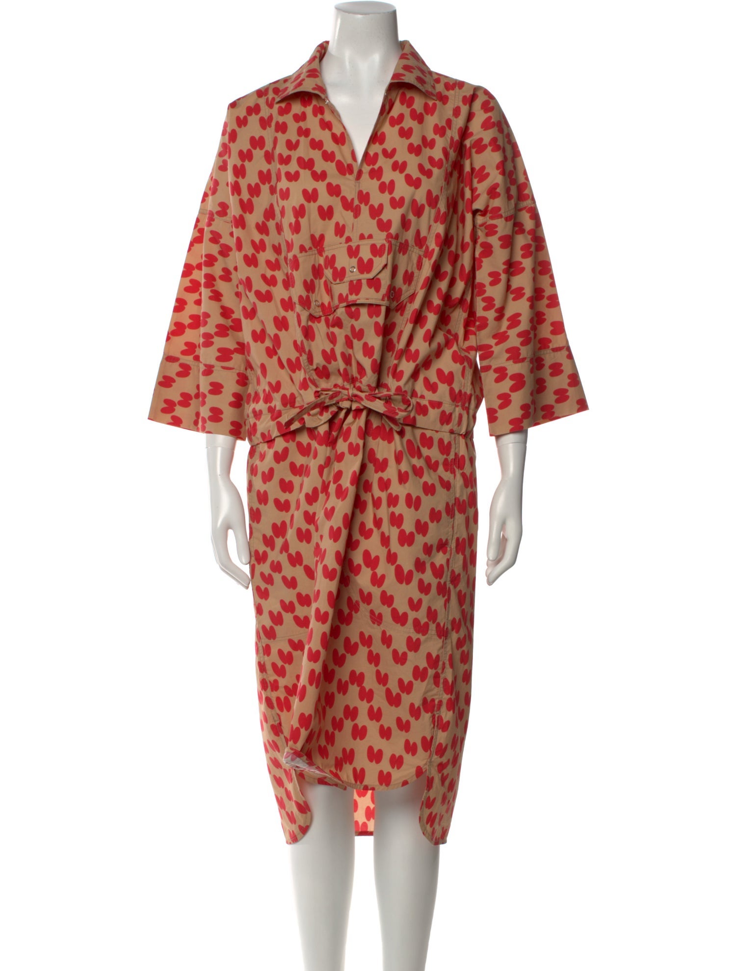 Golden Goose Printed Midi Length Dress