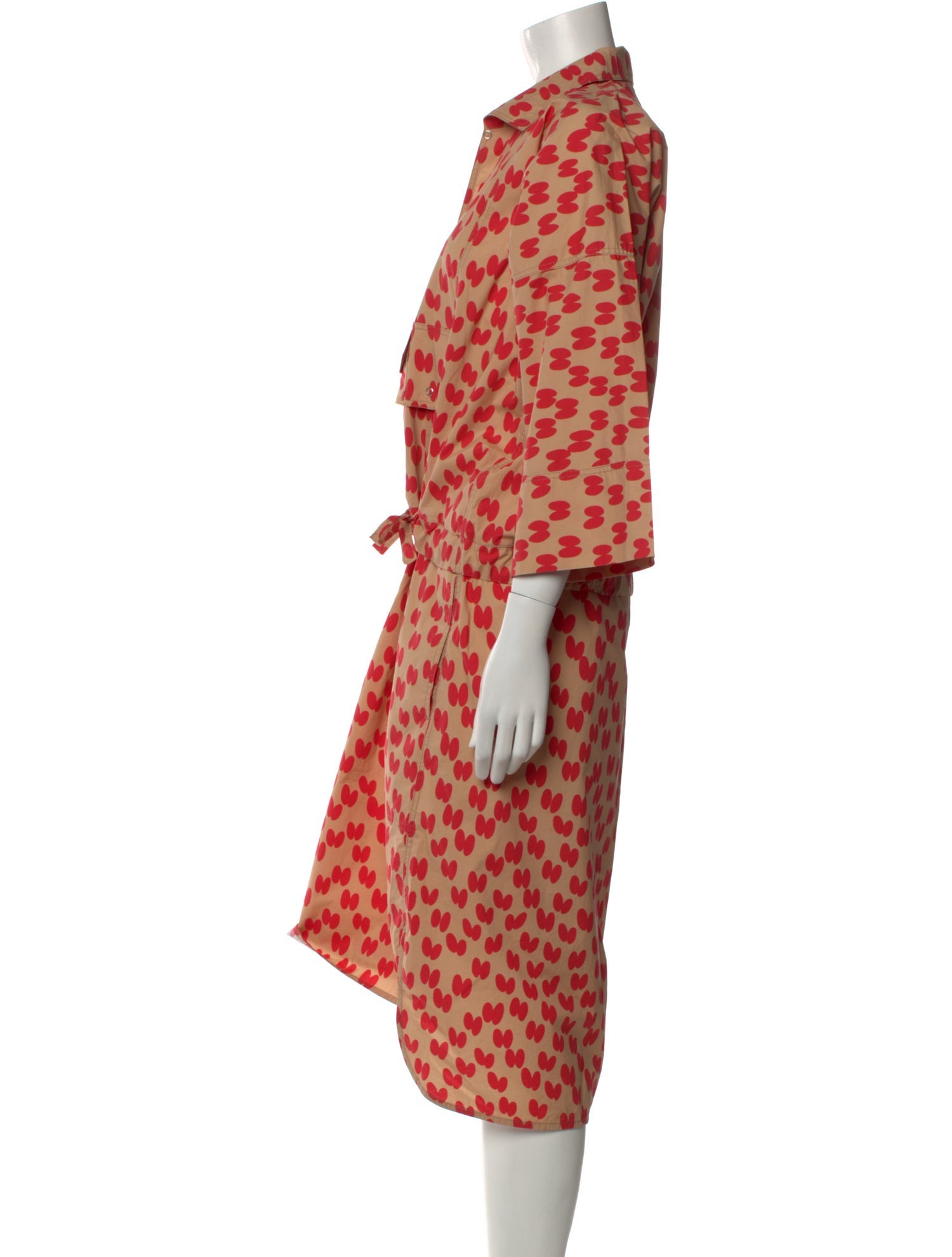 Golden Goose Printed Midi Length Dress