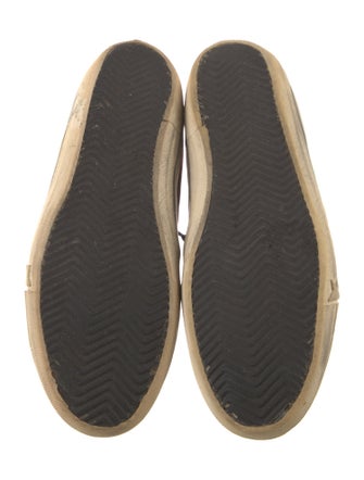 Golden Goose Velvet Colorblock Pattern Sneakers