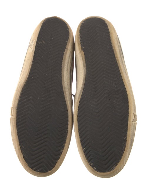 Golden Goose Velvet Colorblock Pattern Sneakers