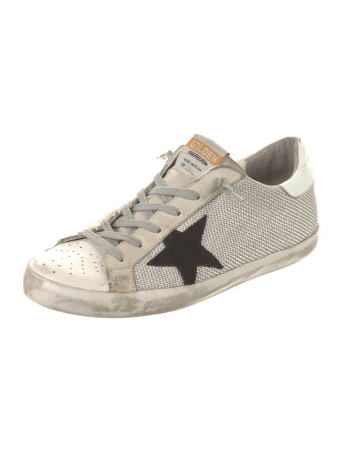 Golden Goose Mesh Colorblock Pattern Sneakers