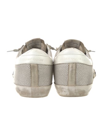 Golden Goose Mesh Colorblock Pattern Sneakers