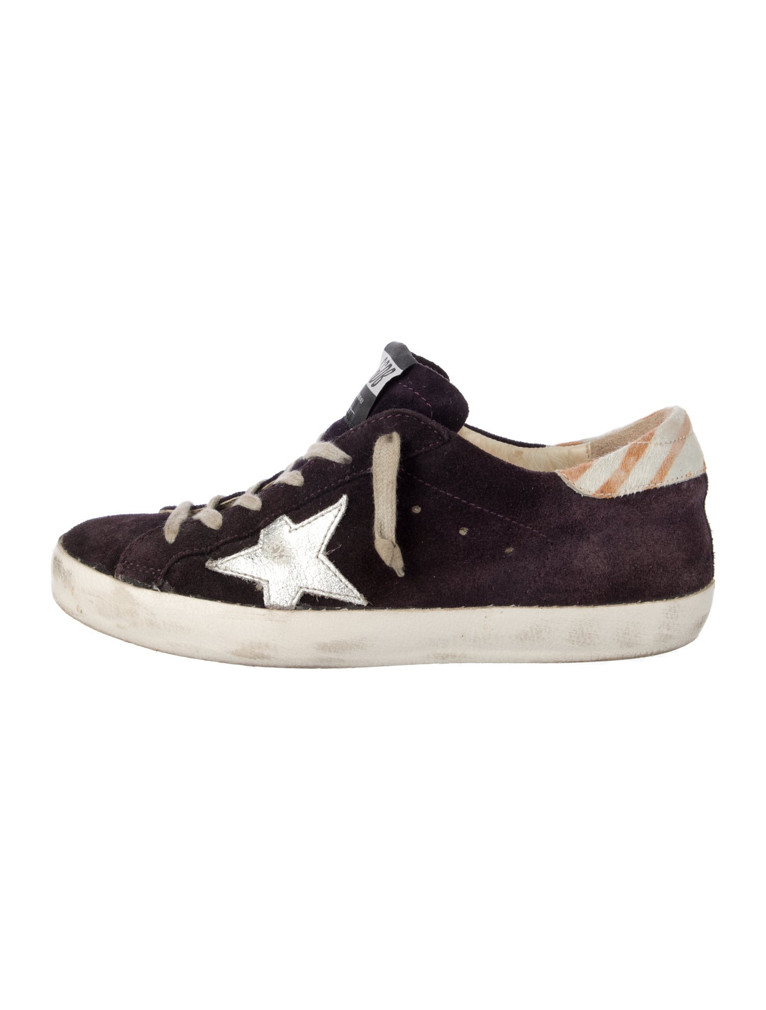 Golden Goose Suede Printed Sneakers