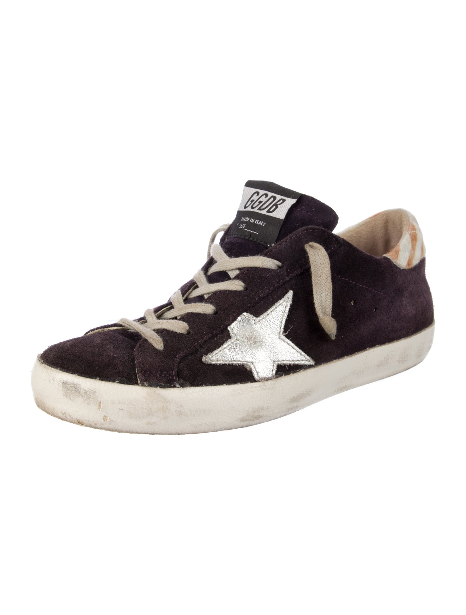 Golden Goose Suede Printed Sneakers