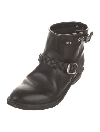 Golden Goose Biker-S Leather Moto Boots