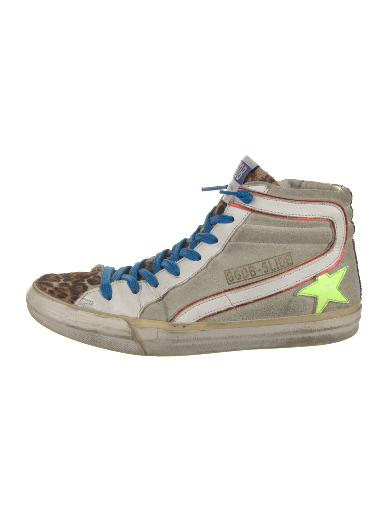Golden Goose Suede Printed Sneakers