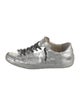 Golden Goose Leather Printed Sneakers