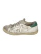 Golden Goose Leather Colorblock Pattern Sneakers