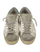 Golden Goose Leather Colorblock Pattern Sneakers