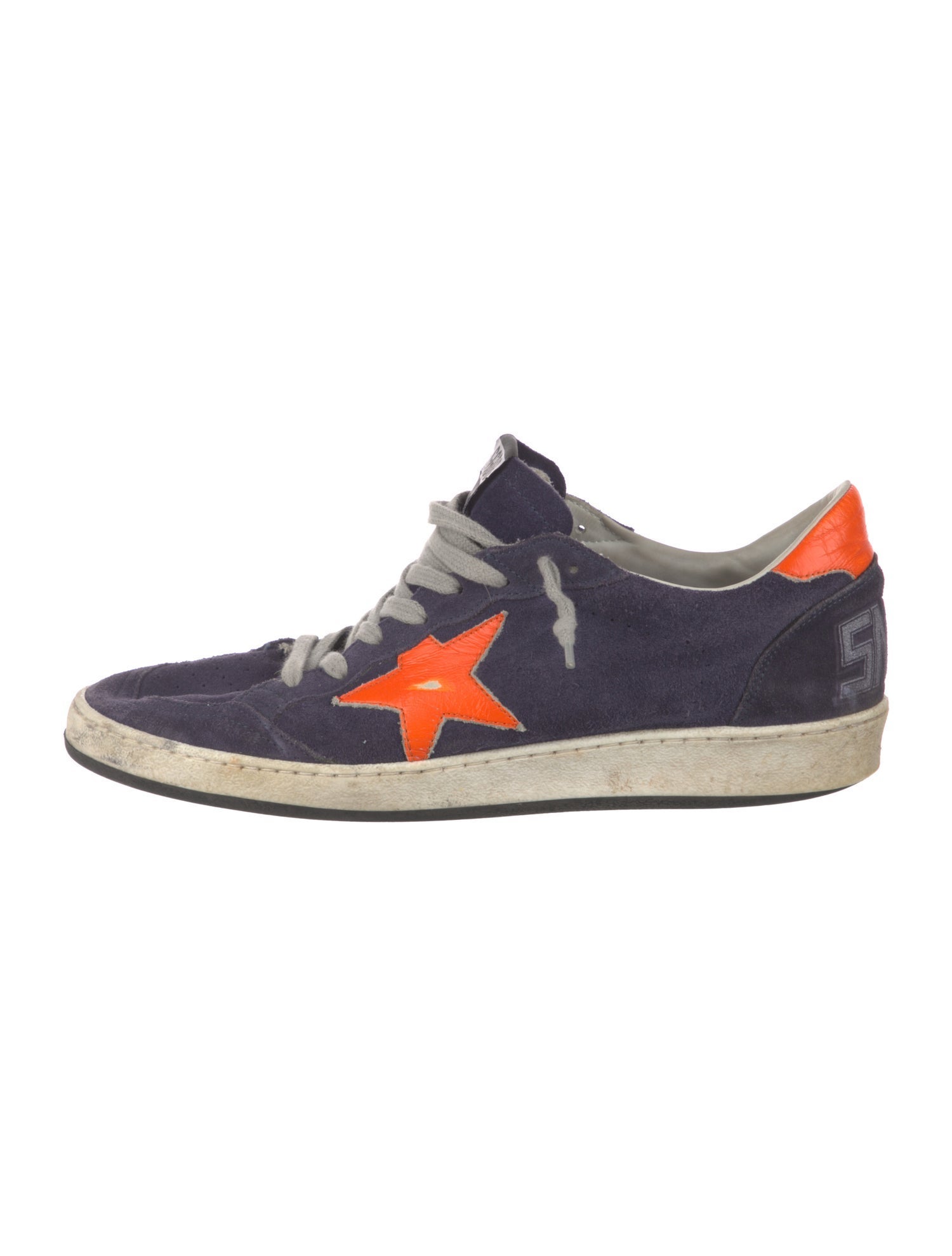 Golden Goose Suede Printed Sneakers