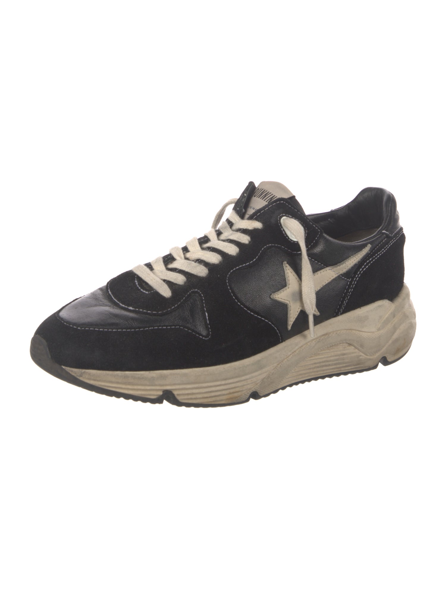 Golden Goose Suede Distressed Accents Sneakers