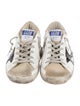 Golden Goose Leather Colorblock Pattern Sneakers