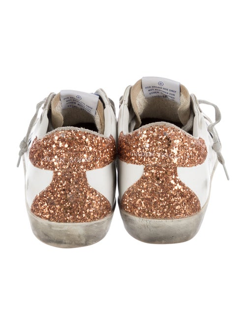 Golden Goose Leather Colorblock Pattern Sneakers